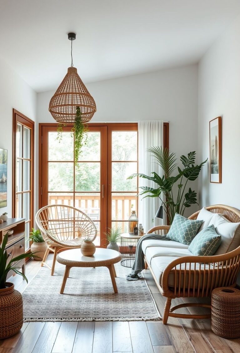 27 Boho Rattan Möbel Ideen